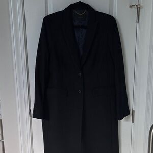 J. Crew Women's Elegant Black Top Coat